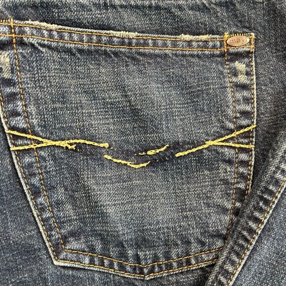 Mavi Jeans Men's Size 31x32 Distressed Blue Denim - Picture 4 of 16